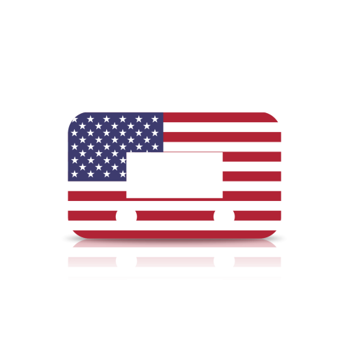 EVC Faceplate: USA Flag