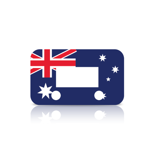 EVC Faceplate: Aussie Flag